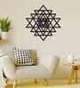 Black Steel Geometric Triangle Wall Art