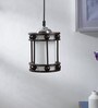 Numero Black Metal Hanging Light