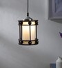 Numero Black Metal Hanging Light