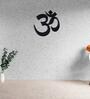 Black Steel Om Wall Art