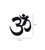 Black Steel Om Wall Art