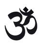 Black Steel Om Wall Art