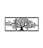 Black Steel Tree Of Life 3 Panel Set Wall Art