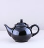 Black Stoneware Tea Pot