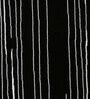 Black Stripes Blended Linen 4 ft x 6 ft Machine Made Carpet