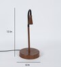 Black Study Lamp With Stainless Steel Base