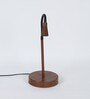 Black Study Lamp With Stainless Steel Base