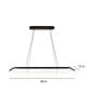 Belfast Black Aluminium & Acyrlic LED Ceiling Lights