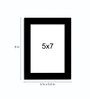 Black Synthetic Wood Table Photo Frame