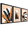 Multicolour Synthetic Wood (Set of 3) Art Panels