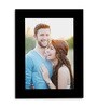 Black Synthetic Wood Table Photo Frame