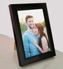 Black Synthetic Wood Table Photo Frame