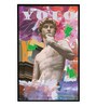 Multicolour Synthetic Wood Art Print