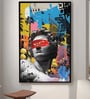 Multicolour Synthetic Wood Art Print