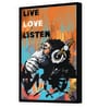 Multicolour Synthetic Wood Art Print