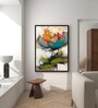 Multicolour Synthetic Wood Art Print