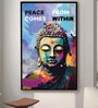 Multicolour Synthetic Wood Art Print