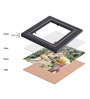 Black Synthetic wood Set of 3 Table Photo Frame