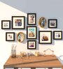 Mercury Set Of 11 Black Synthetic Wood Collage Photo Frames
