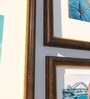 Black Synthetic Wood Neptune Set Of 6 Collage Photo Frames