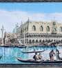 Art Gali Painting Venice : Tapestry Art hand woven intricate painting with silver and glittery thread work