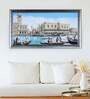 Art Gali Painting Venice : Tapestry Art hand woven intricate painting with silver and glittery thread work