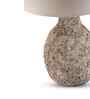 Black Terra cotta Artisan Stone Luxe Table Lamp