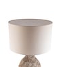 Black Terra cotta Artisan Stone Luxe Table Lamp
