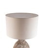 Black Terra cotta Artisan Stone Luxe Table Lamp