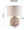 Black Terra cotta Terra Royale Luxe Table Lamp