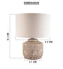 Black Terra cotta Terra Royale Luxe Table Lamp