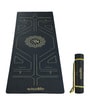 Black Thermoplastic Elastomer 72X24 Inches Anti Skid Yoga Mat