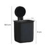 Self Adhesive Black Toothbrush Holder