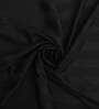 Black Solid TC 300 Cotton  Double Bed Sheet With 2 Pillow Covers