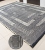 Black Traditional Wool Hand Woven Carpet