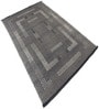 Black Traditional Wool Hand Woven Carpet