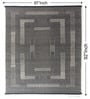Black Traditional Wool Hand Woven Carpet