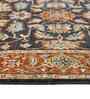 Black Traditional Wool 4x6 Feet  Handmade Rectangle Carpet