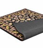 Black Traditional Wool 5 ft x 7 ft Hand Tufted Carpet