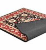 Black Traditional Wool 6 ft x 9 ft Hand Tufted Carpet