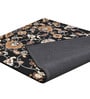 Black Traditional Wool 8 ft x 10 ft Hand Tufted Carpet