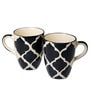Black Umrao Coffee Mug Set of 2 (275 ML Each) Microwave Safe Coffee Mugs