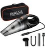 Black Vacuum Cleaner with Multipurpose Cleaning Accessories