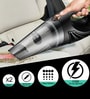 Black Vacuum Cleaner with Multipurpose Cleaning Accessories