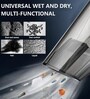 Black Vacuum Cleaner with Multipurpose Cleaning Accessories