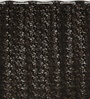 Black Velvet Feather 5Ft Ring Top Window Curtains Pack of  2