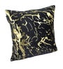 Black Velvet Foil Printed 40x40 inches Cushion Covers Set of 5