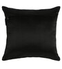 Black Traditional Velvet 16 x 16 Inch Cushion Covers (Set of 2)