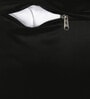 Black Geometric Velvet 16 x 16 Inches Cushion Cover (Set of 5)