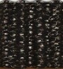 Black Velvet Leaf Print 9Ft Ring Top Long Door Curtain Pack of 1